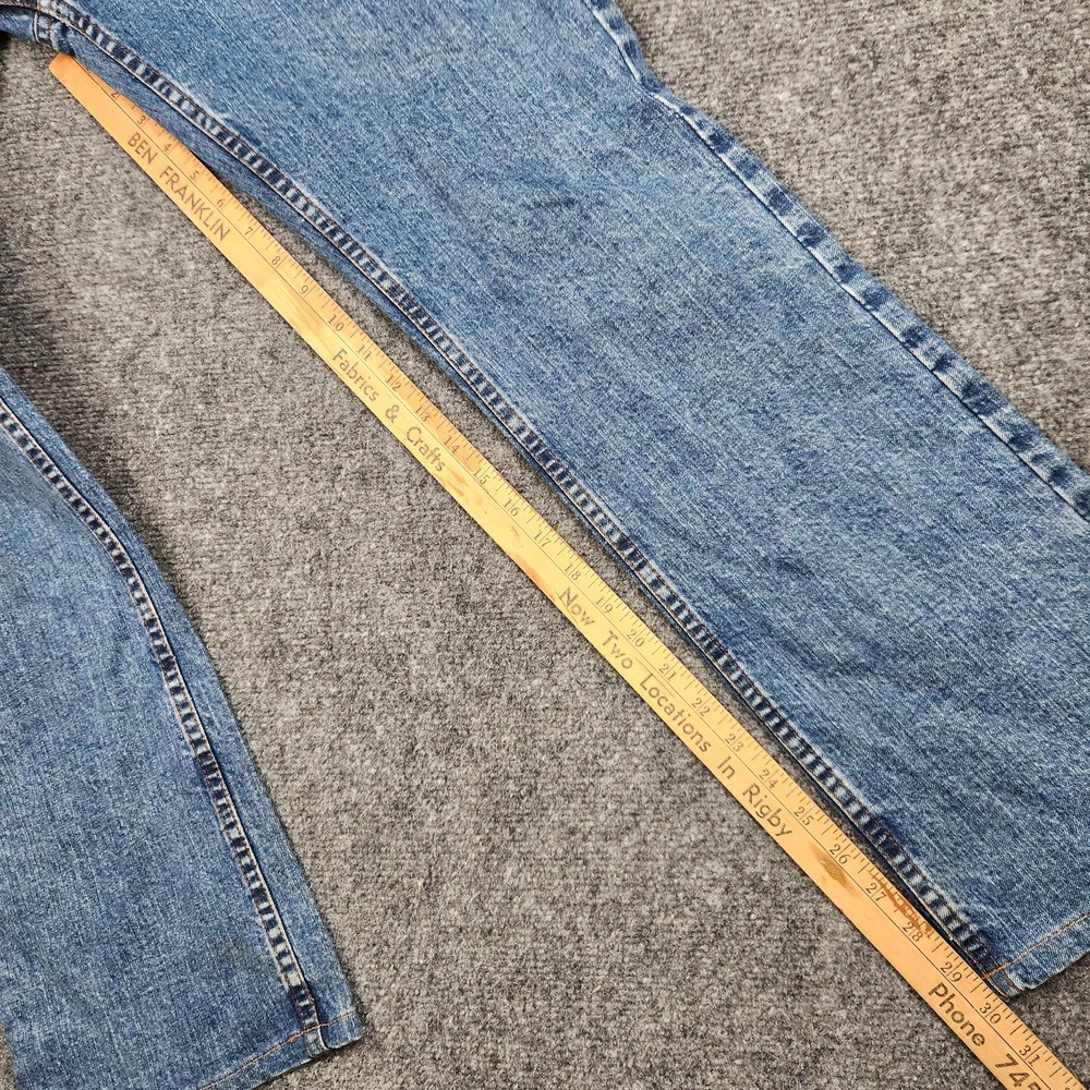 Vintage Harley-Davidson Jeans Womens 8 Medium Wash Mid Rise Bootcut Denim 90s - Picture 7 of 9